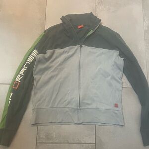 Boss Dark Green Hoodie with Lime Accent